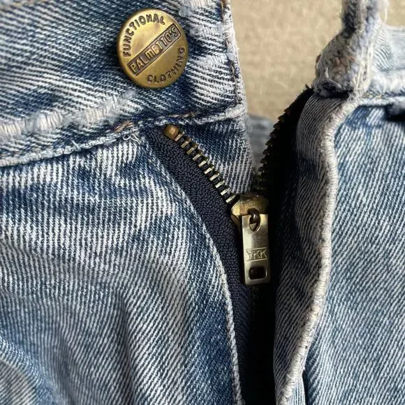 🔥VTG Palmetto’s Acid Wash Tapered Leg High Waist Crease Mom’s Jeans Waist 28” - Picture 10 of 16